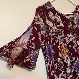 Burgundy dress from stitch fix